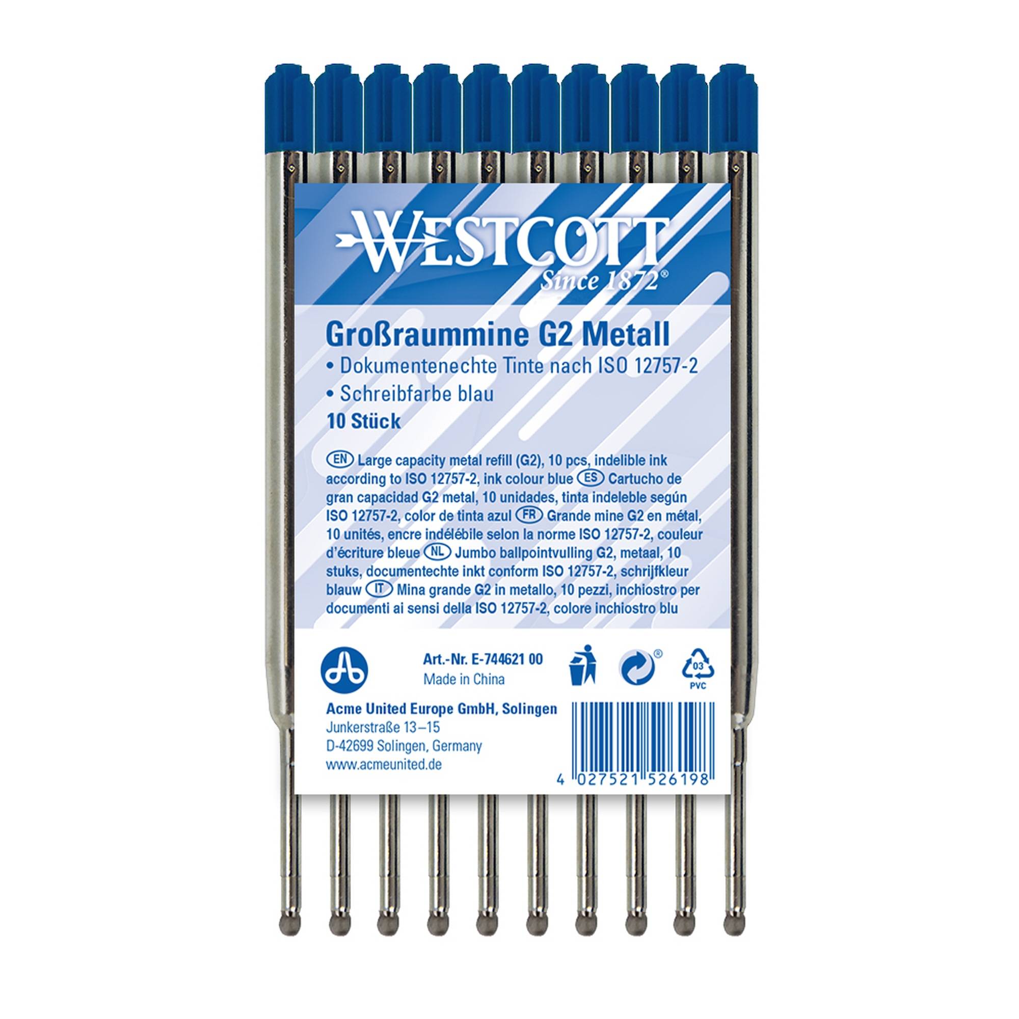 Kugelschreibermine G2 1,2mm bl 10St-1
