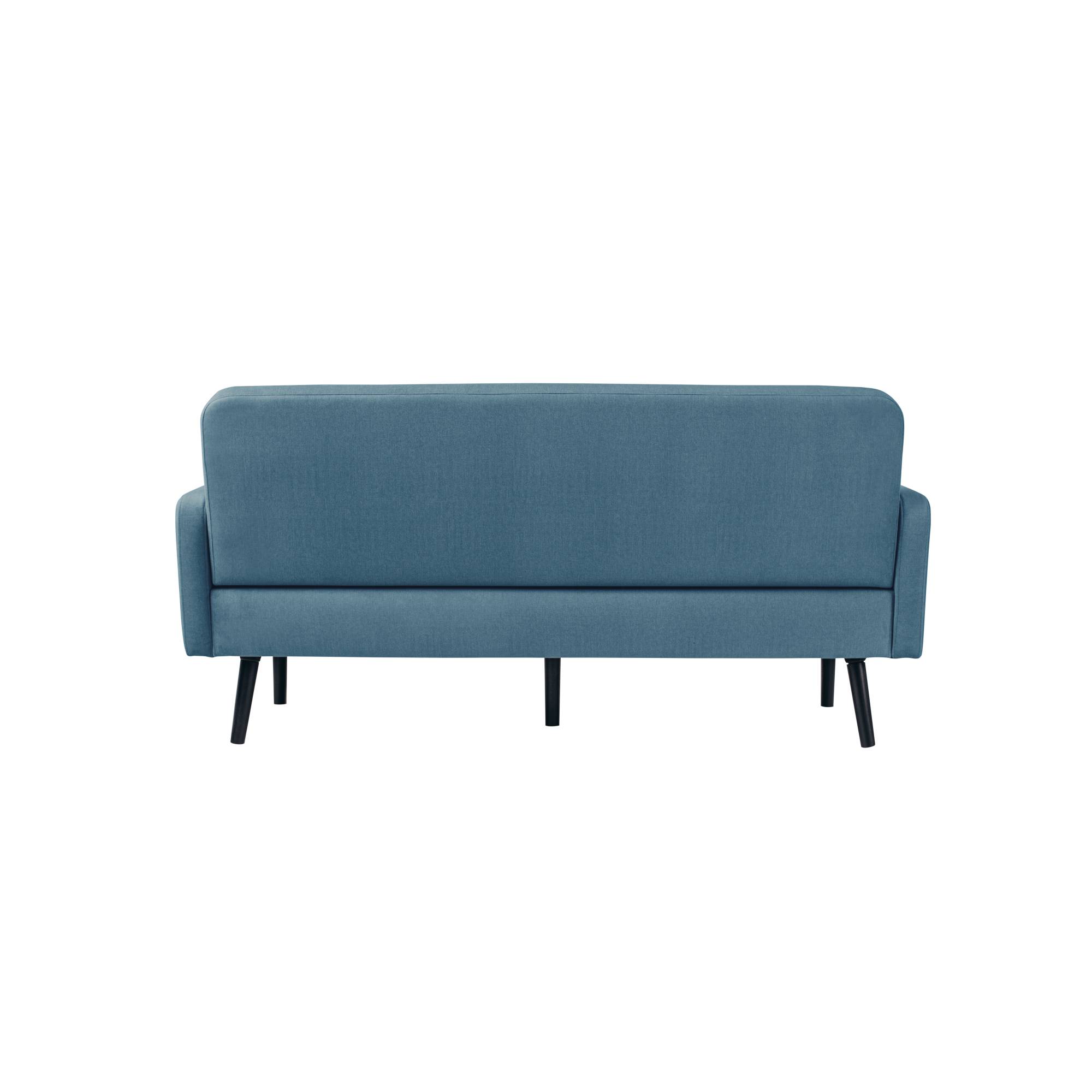 Sofa LISBOA 3Sitzer Stoff sw/bl-2