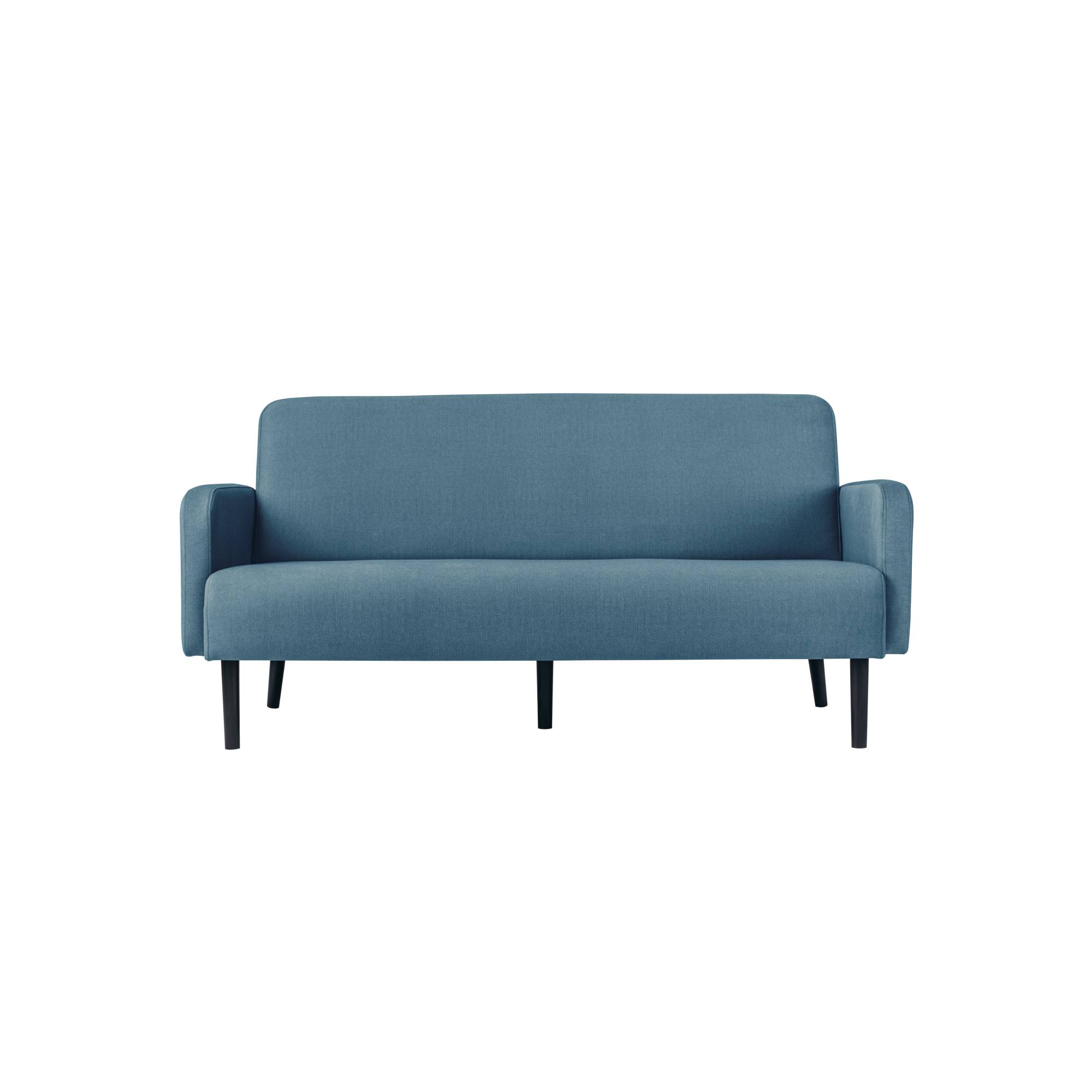 Sofa LISBOA 3Sitzer Stoff sw/bl-0