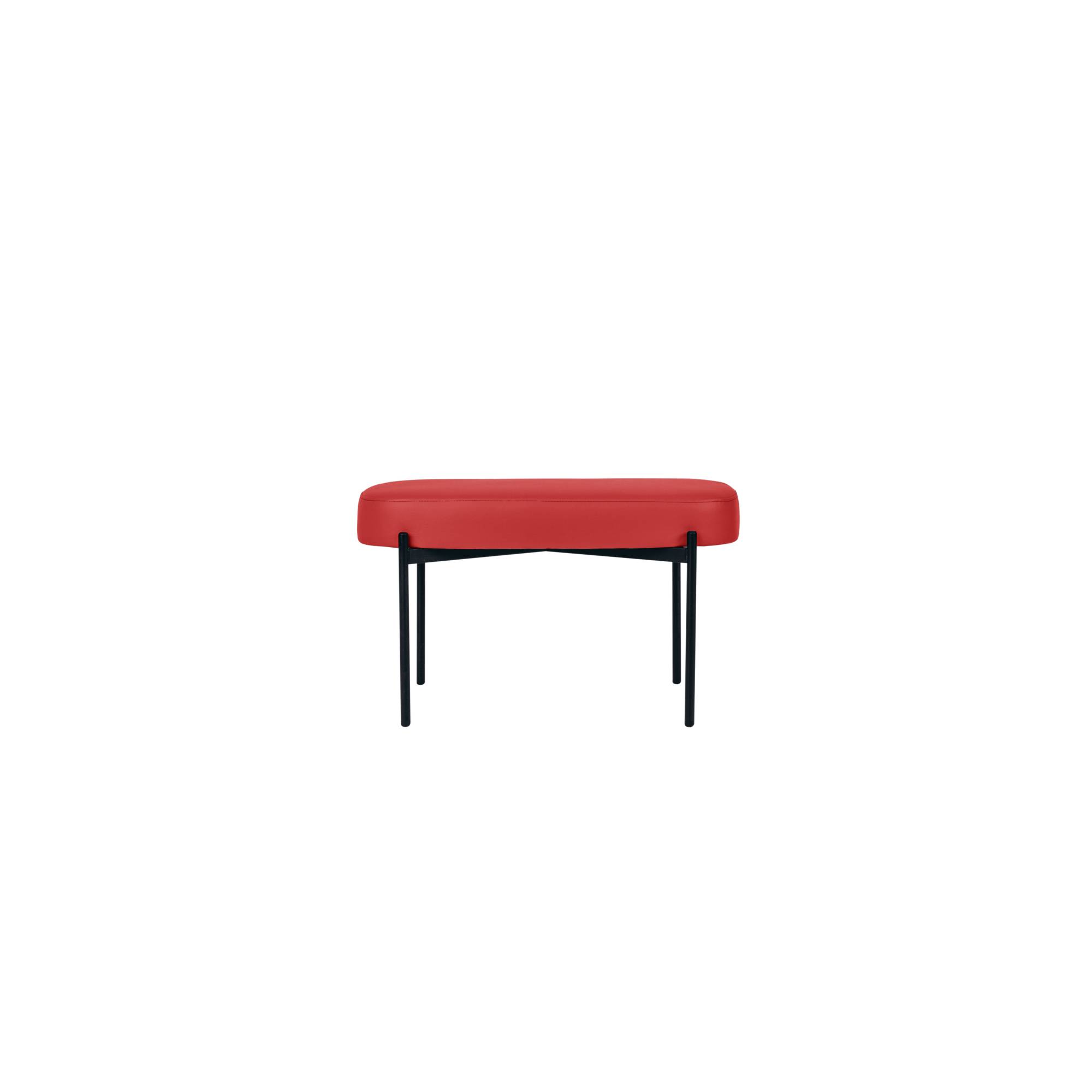 Sitzbank GAIA M Kunstleder sw/rt-0
