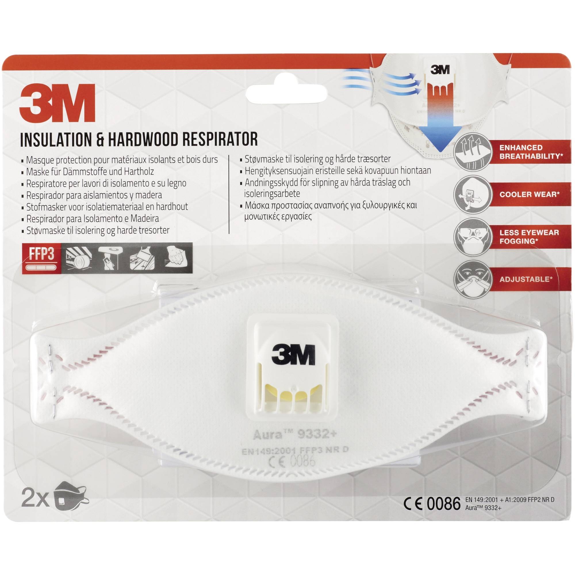 3M Partikelmaske 9332-2 2St.-1