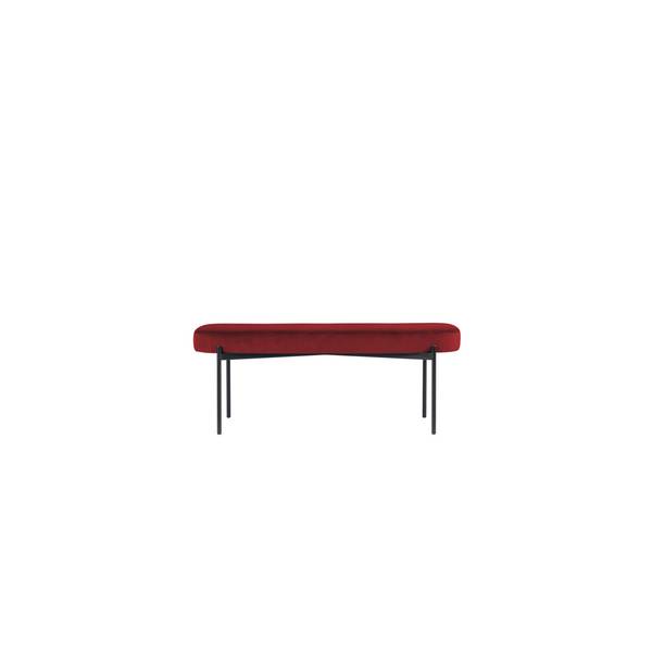 Sitzbank GAIA L Samt sw/rt