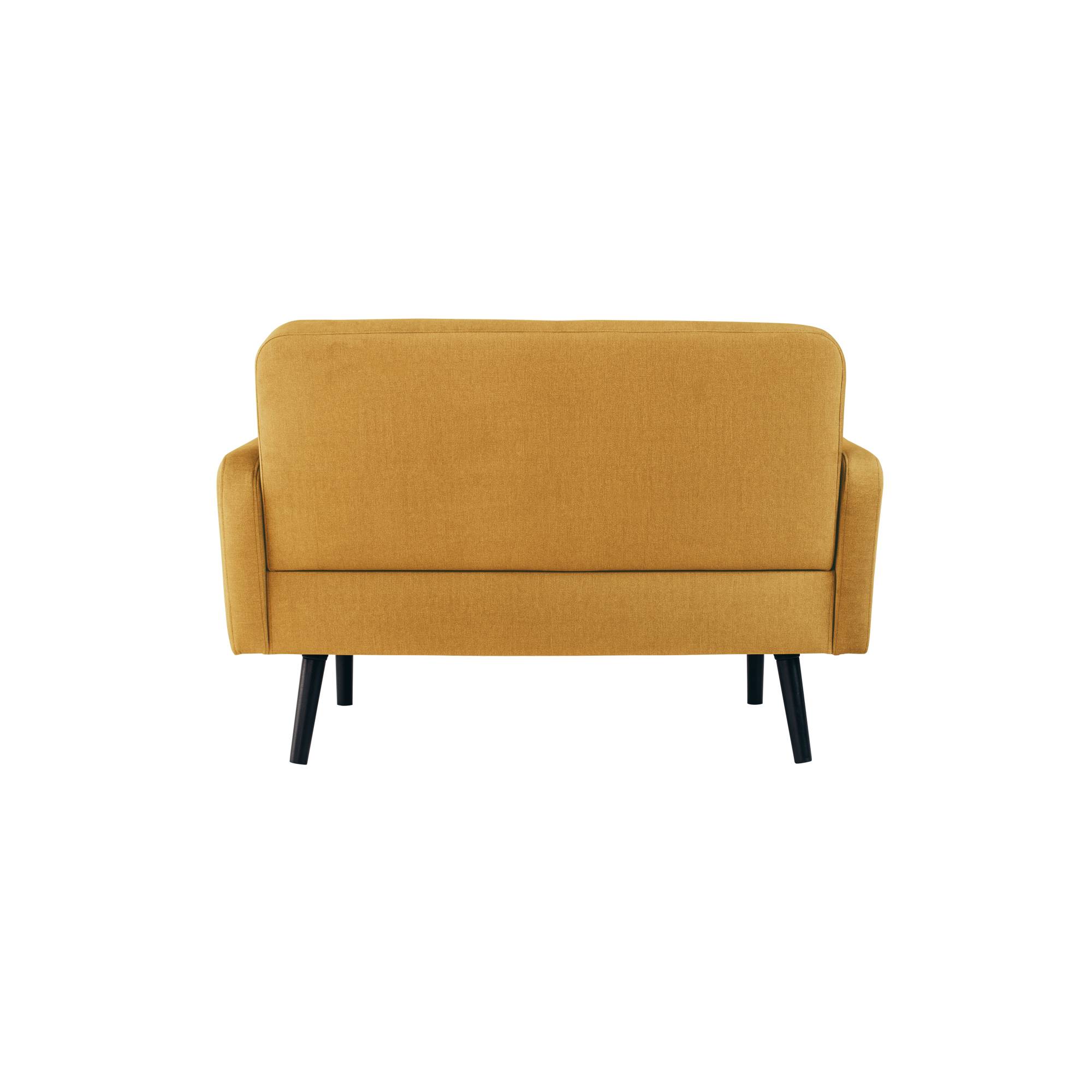 Sofa LISBOA 2Sitzer Stoff sw/sa-3