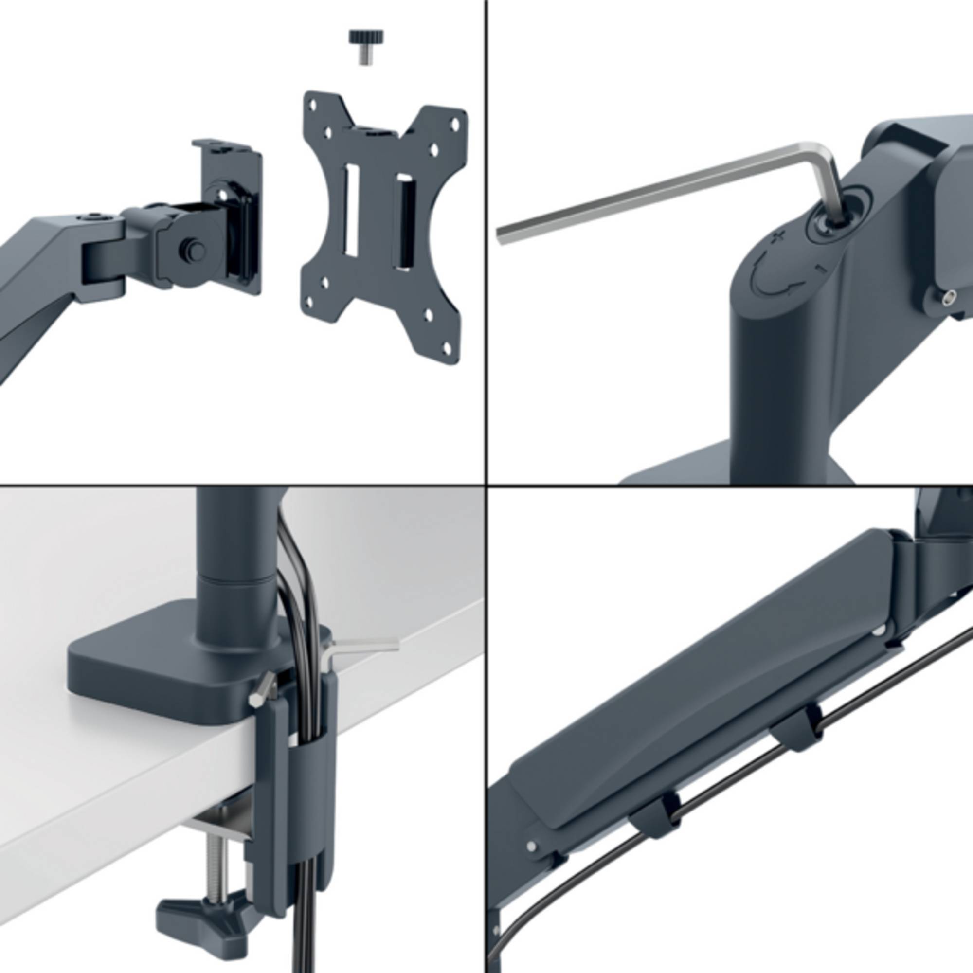 Monitorarm Ergo Dual gr-1