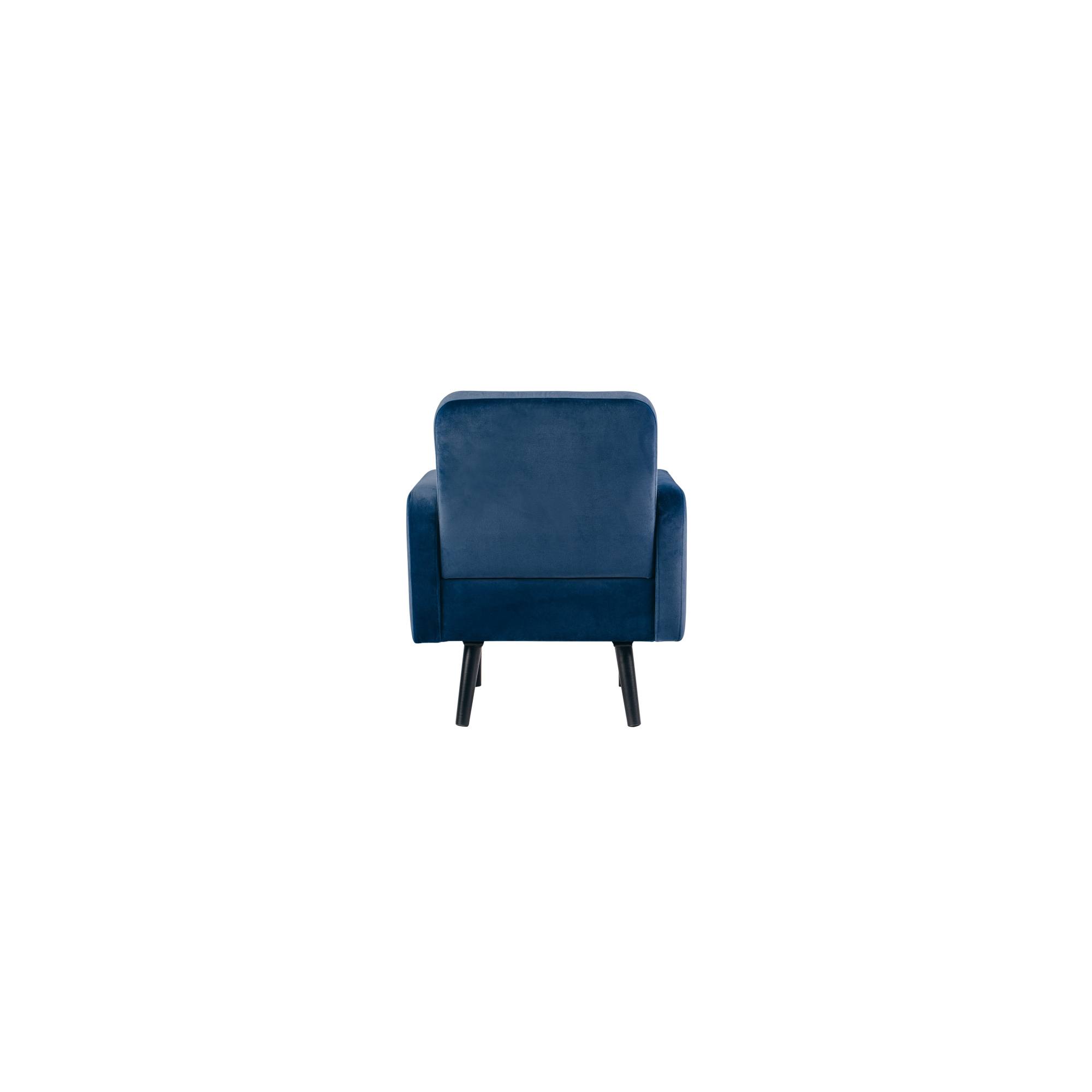Sessel LISBOA Samt sw/bl-2
