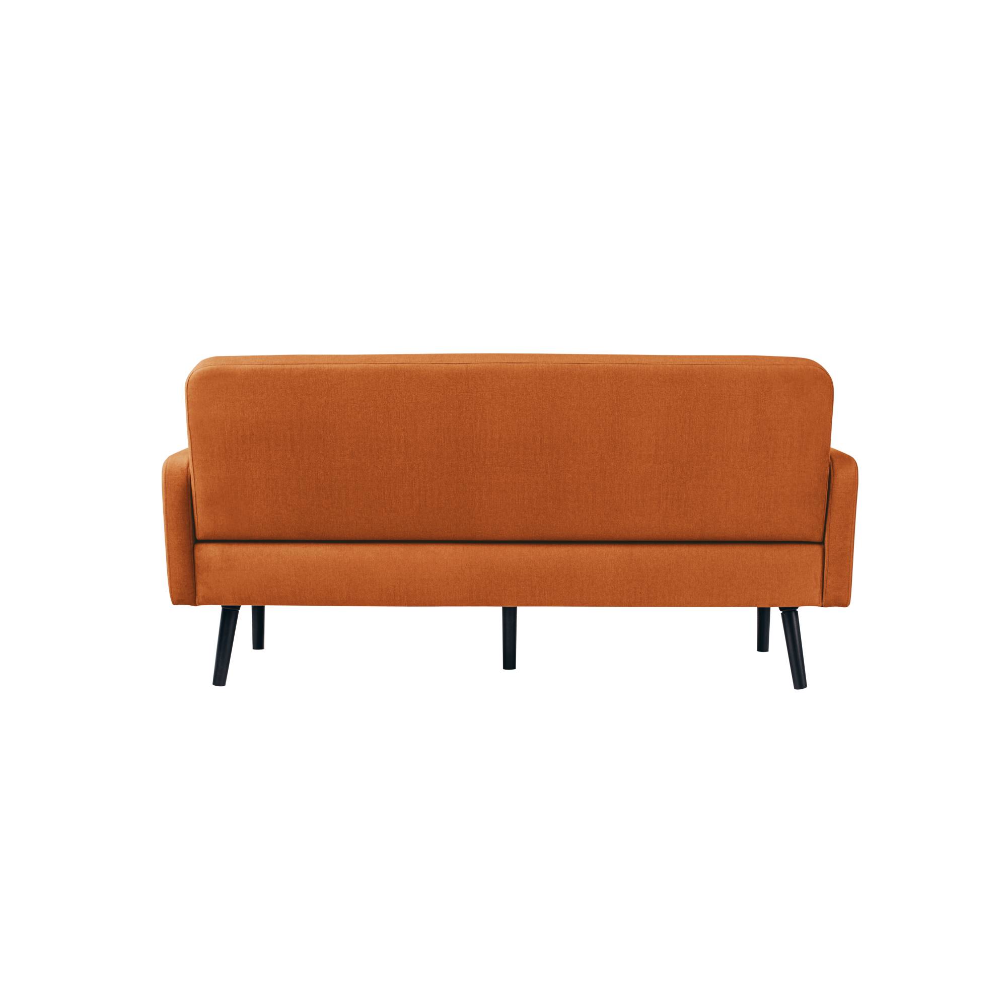 Sofa LISBOA 3Sitzer Stoff sw/br-2