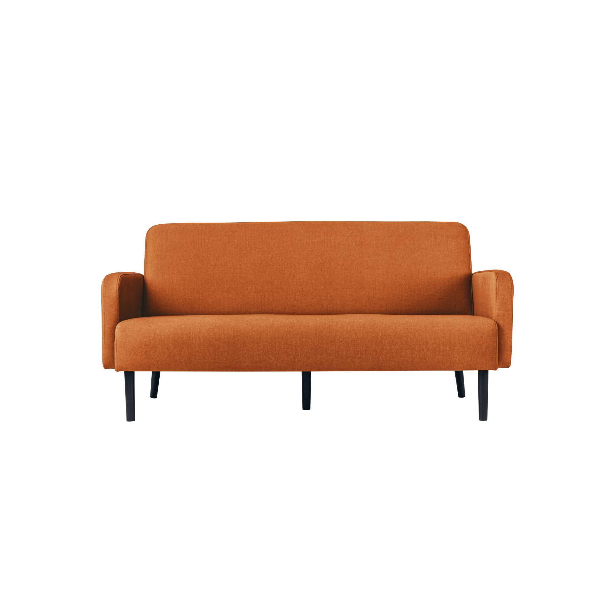 Sofa LISBOA 3Sitzer Stoff sw/br-0