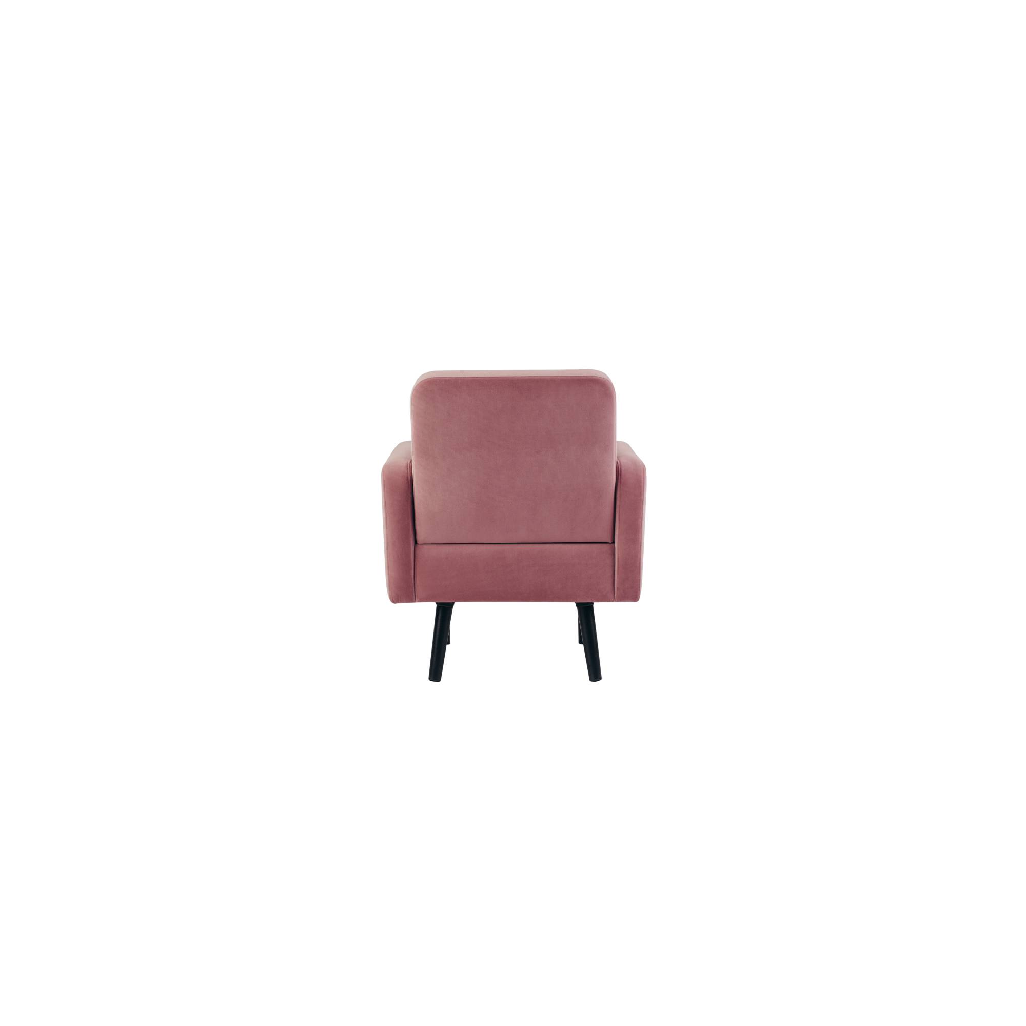 Sessel LISBOA Samt sw/pi-2