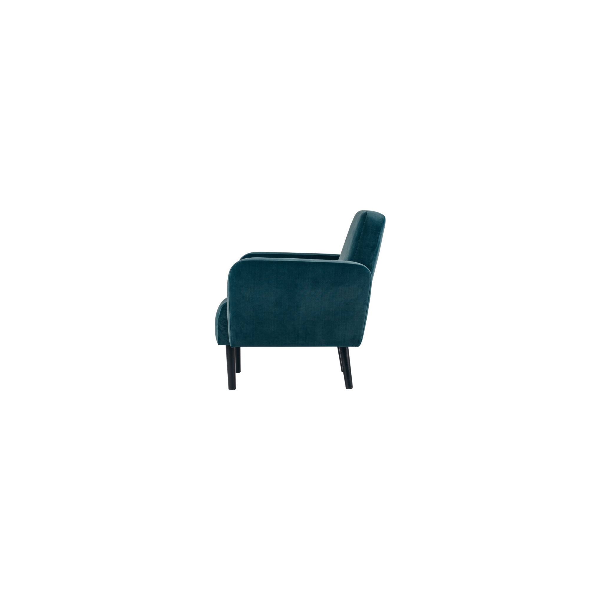 Sessel LISBOA Samt sw/gn-1