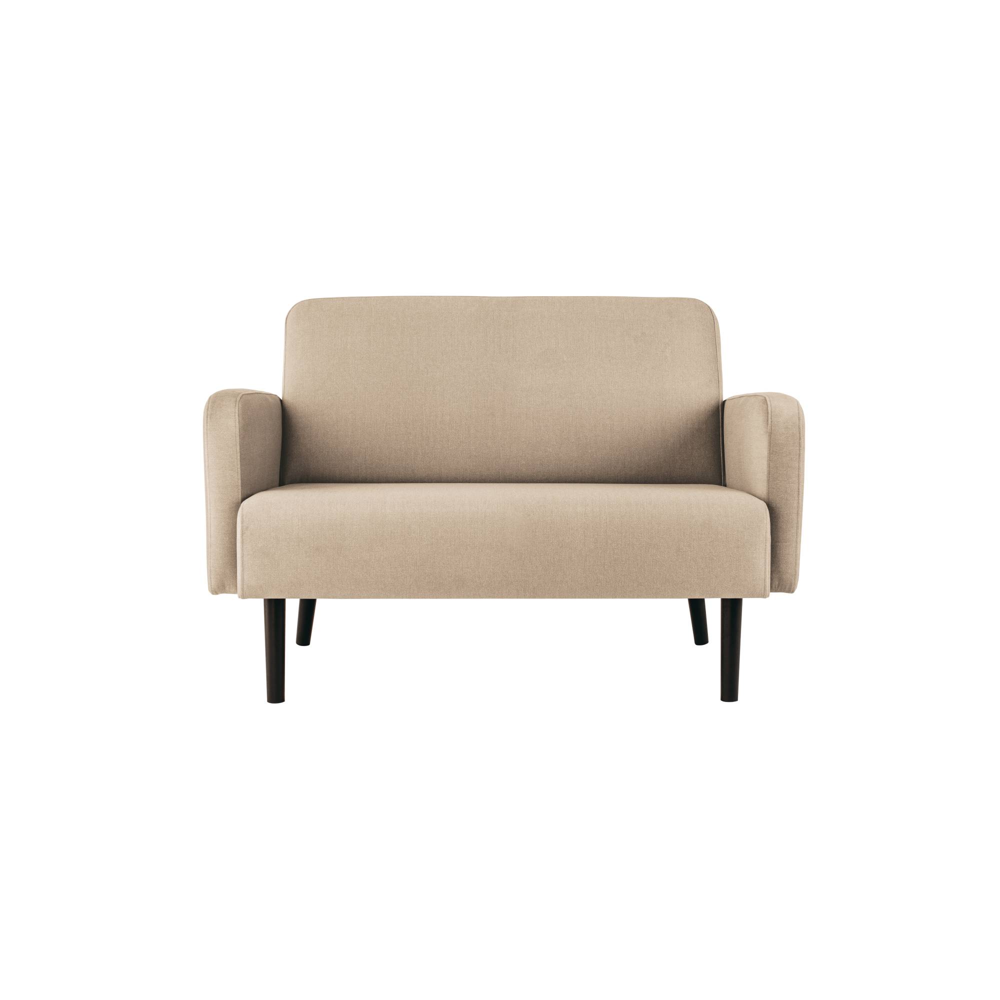 Sofa LISBOA 2Sitzer Stoff sw/el-0