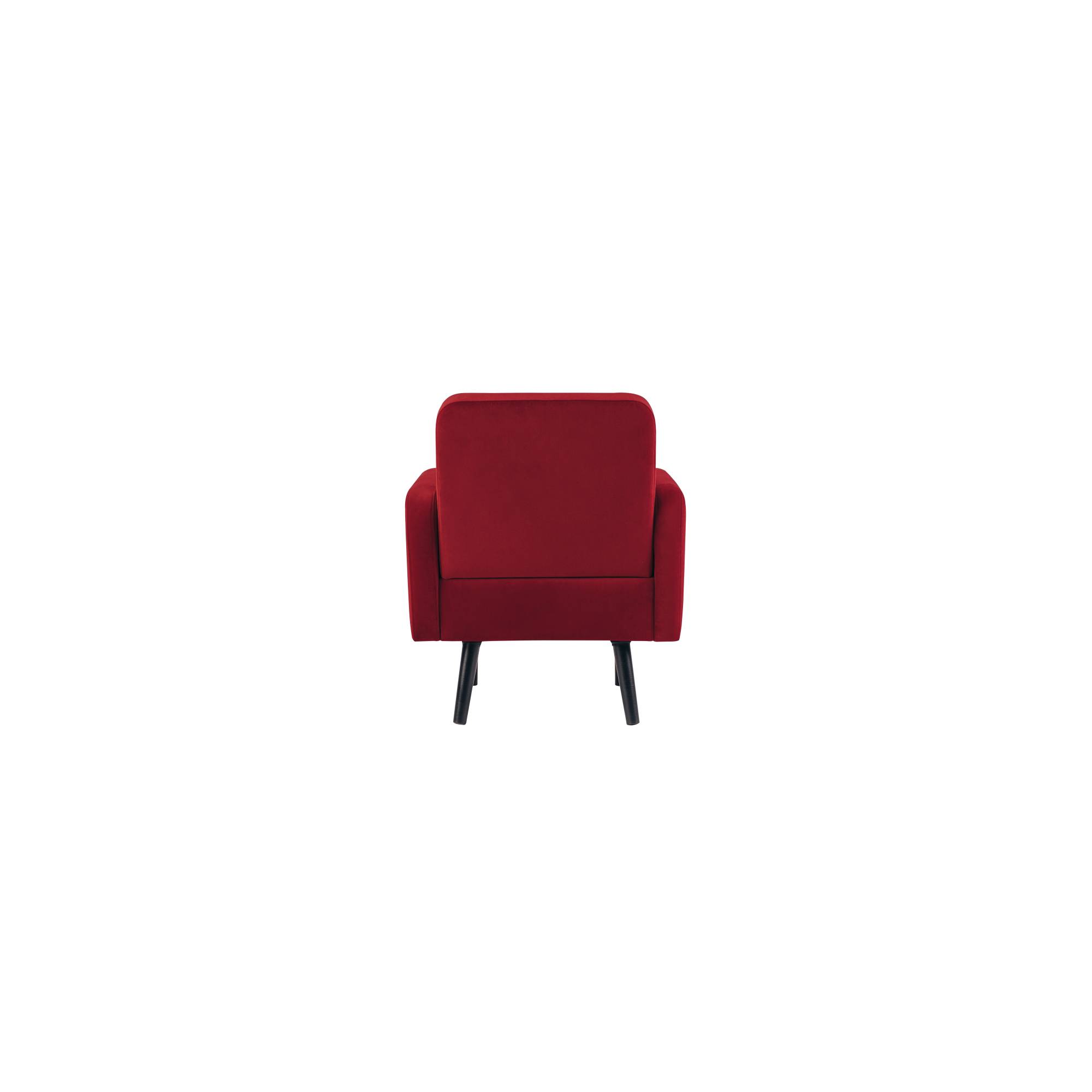 Sessel LISBOA Samt sw/rt-2
