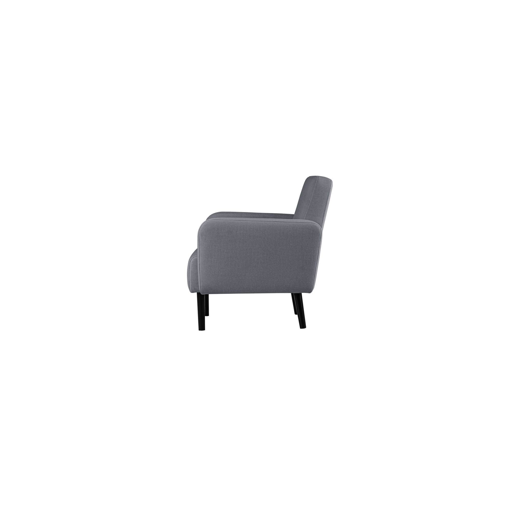 Sofa LISBOA 2Sitzer Stoff sw/gr-3