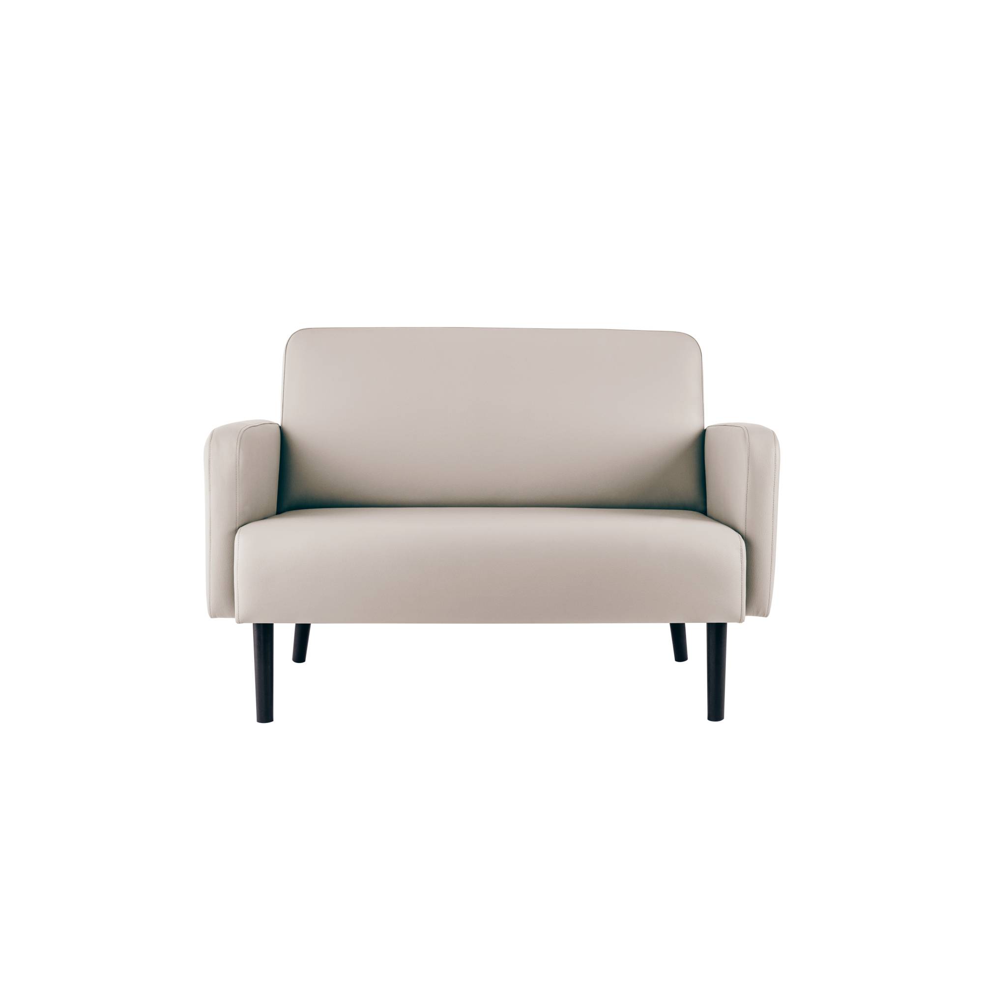 Sofa LISBOA 3Sitzer Kunstleder sw/ws-0