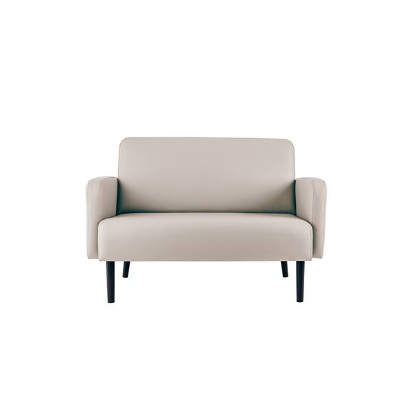Sofa LISBOA 3Sitzer Kunstleder sw/ws