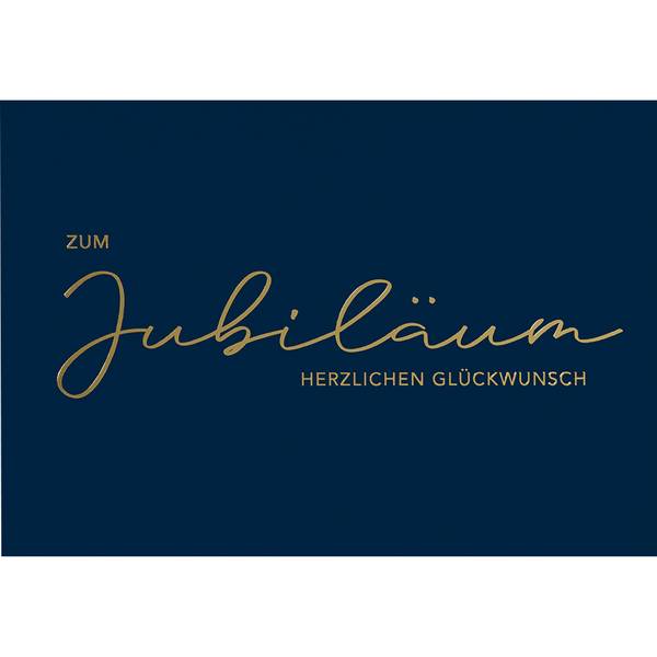 Karte Jubiläum Lifestyle