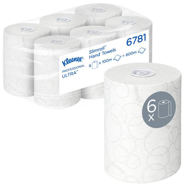 Handtuchrolle ULTRA Slimroll 6781 weiß 6 Stück-2