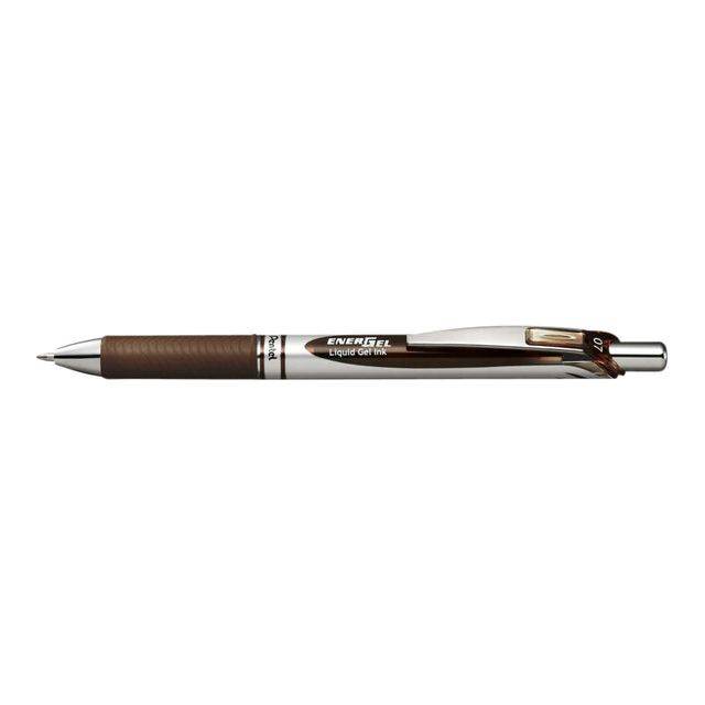 Pentel Gelroller EnerGel BL77-EX 0,35mm Druckmechanik braun-3