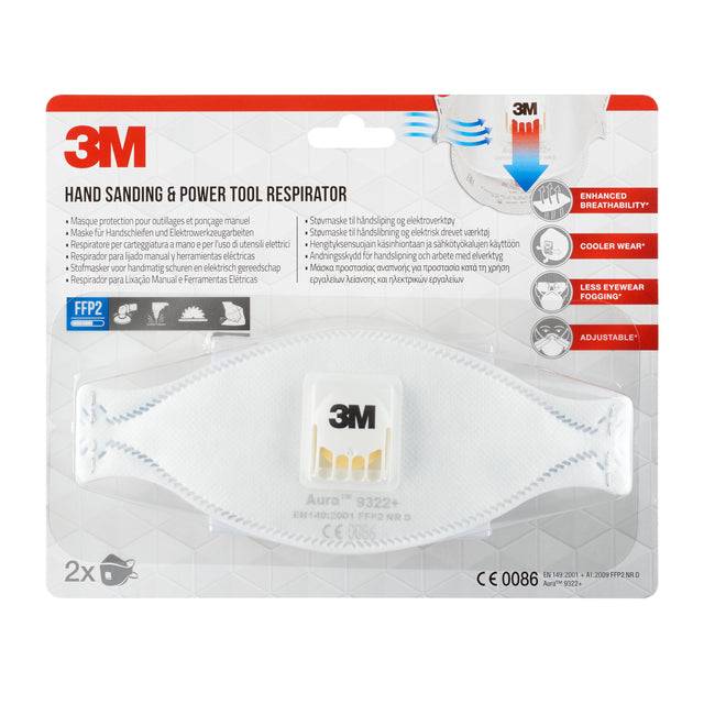 3M 9322C2 - FFP2 - Weiß - 2 Stück(e)Weiß - 2er-5