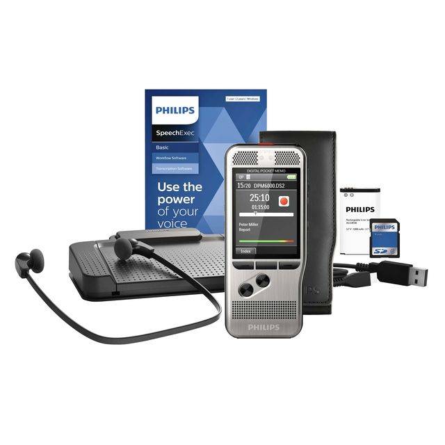 Diktiergerät Digital Pocket Memo Starter Kit DPM6700/03-3