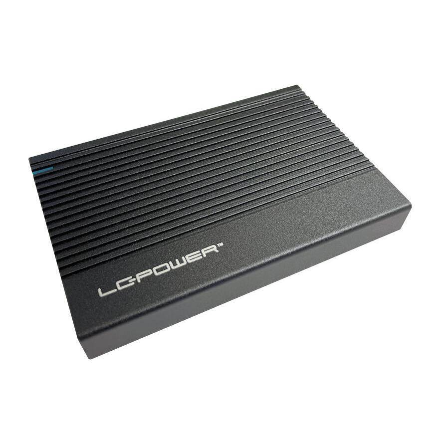 LC-Power 2.5" 6,3 cm USB3.2 black 10 GB/s 2,5" USB 3.0-0
