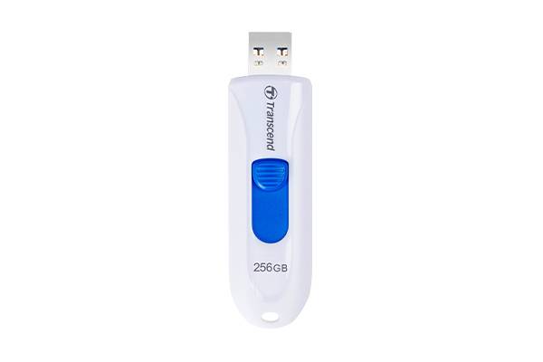 Transcend JetFlash 790 - USB-Flash-Laufwerk - 256 GB - USB 3.1 Gen 1 - weiß-0