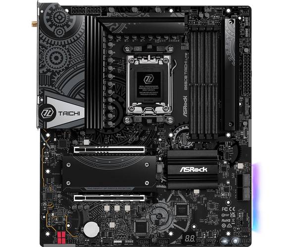 ASRock B650E TAICHI LITE Motherboard E-ATX Socket AM5 AMD B650 Chipsatz USB4 USB-C 3.2 Gen 2x2 USB 2 1 2.5 Gigabit LAN