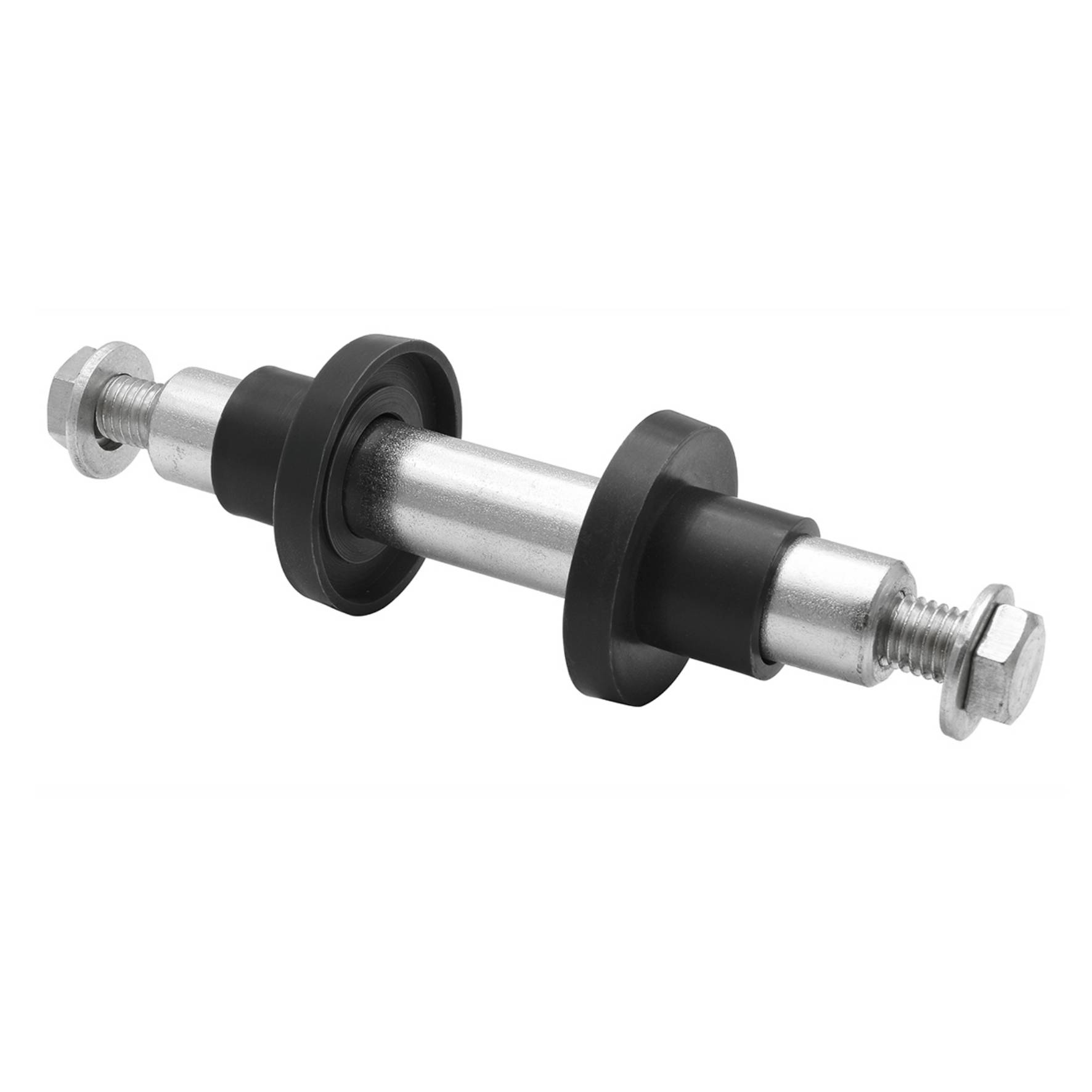 WAGNER Achsmaterial Profi komplett Set - Ø 20 x 130 mm, für alle Räder mit Achsloch 17 mm, Stahl verzinkt - 13044600-0