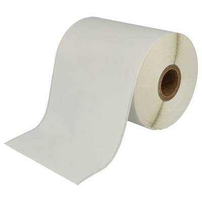 vhbw Etiketten-Rolle 102mm x 44,3m (1 Etikette) Ersatz für Brother RD-S01E2 für Etiketten-Drucker Weiß-0