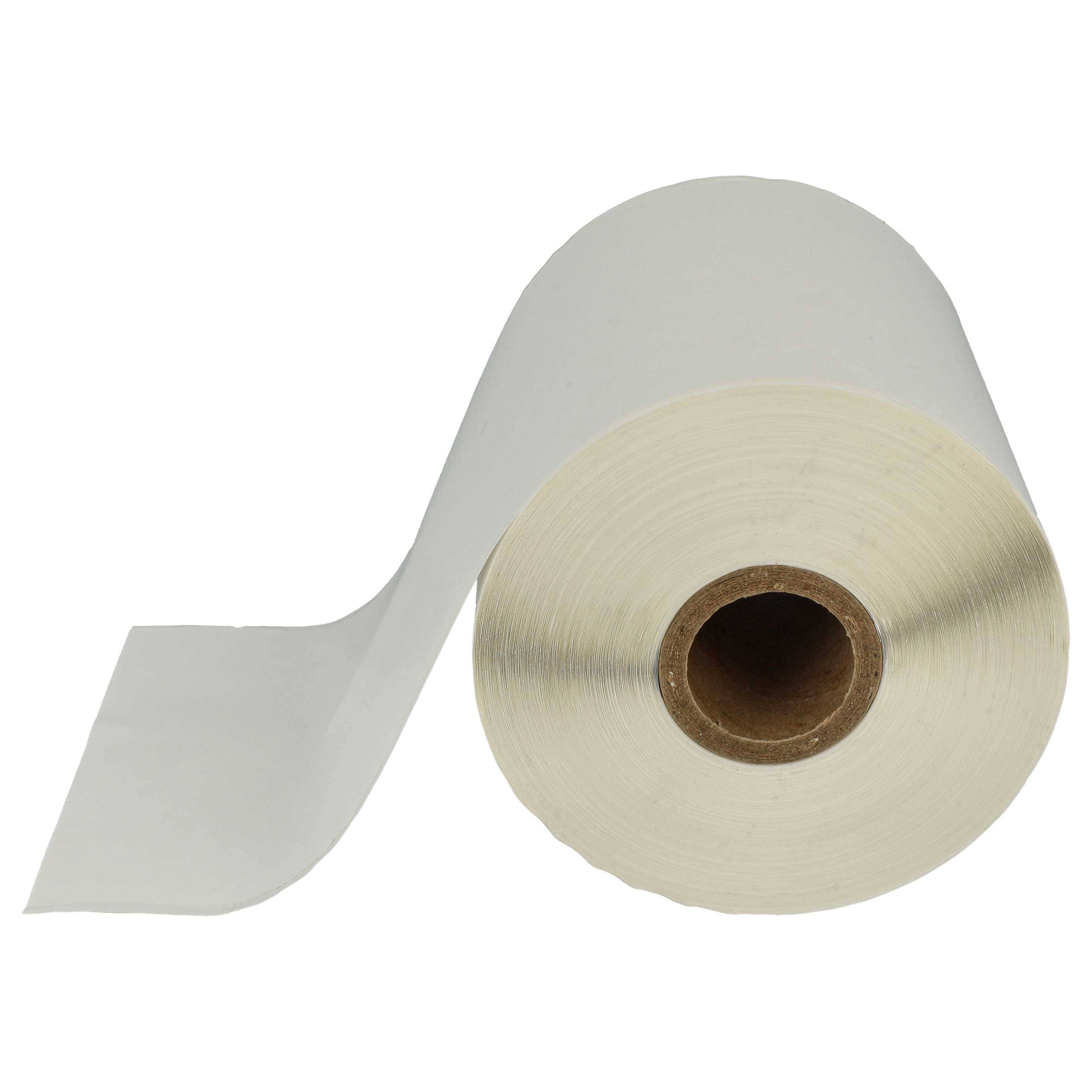vhbw Etiketten-Rolle 102mm x 44,3m (1 Etikette) Ersatz für Brother RD-S01E2 für Etiketten-Drucker Weiß-2