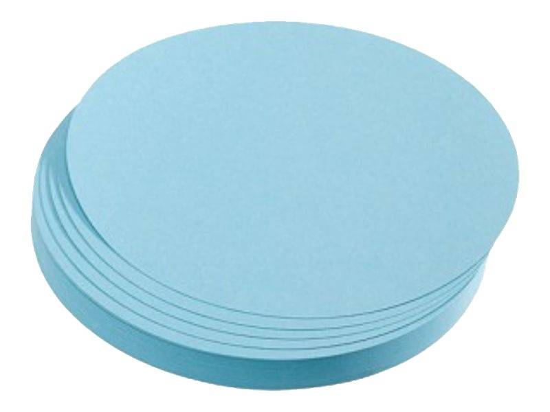 FRANKEN - Moderationskarte - Kreis - Durchmesser: 14 cm - Hellblau (Packung mit 500)