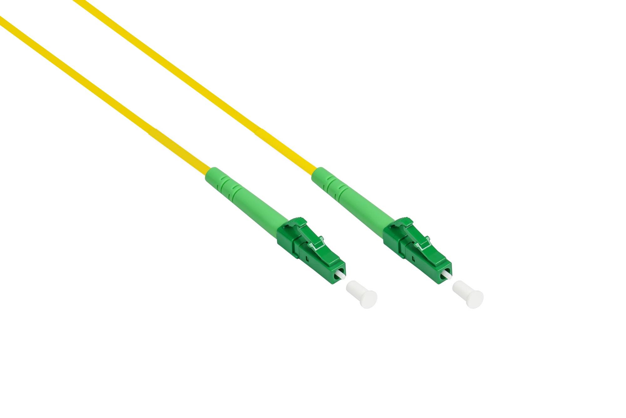 Patchkabel LWL Simplex OS2 (Singlemode, 9/125) LC (APC) / LC (APC), LSZH, 2m, Good Connections®-0
