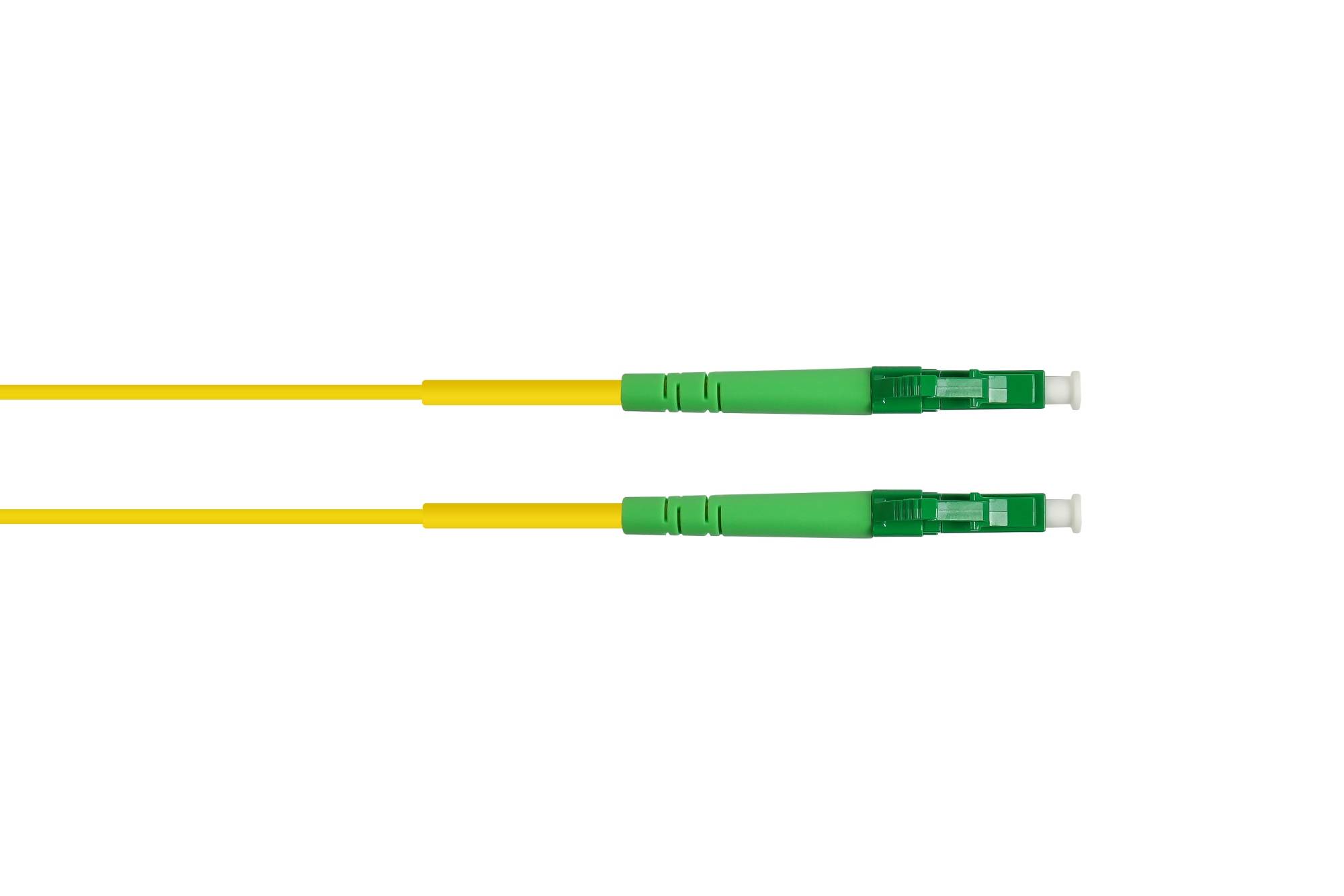Patchkabel LWL Simplex OS2 (Singlemode, 9/125) LC (APC) / LC (APC), LSZH, 2m, Good Connections®-1