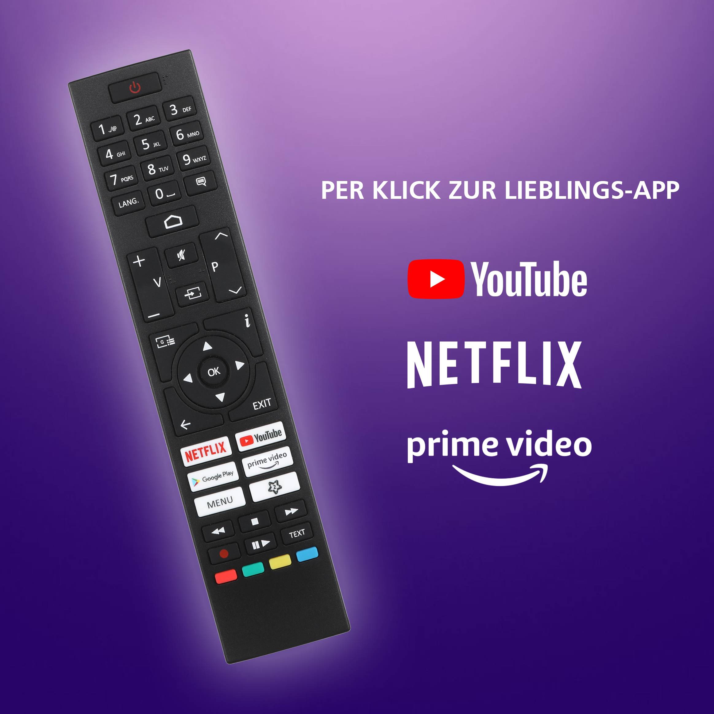 JVC LT-32VAH3355 Fernseher 32 Zoll Android TV HD Smart TV, HDR, Triple-Tuner, Play Store (2026)-1