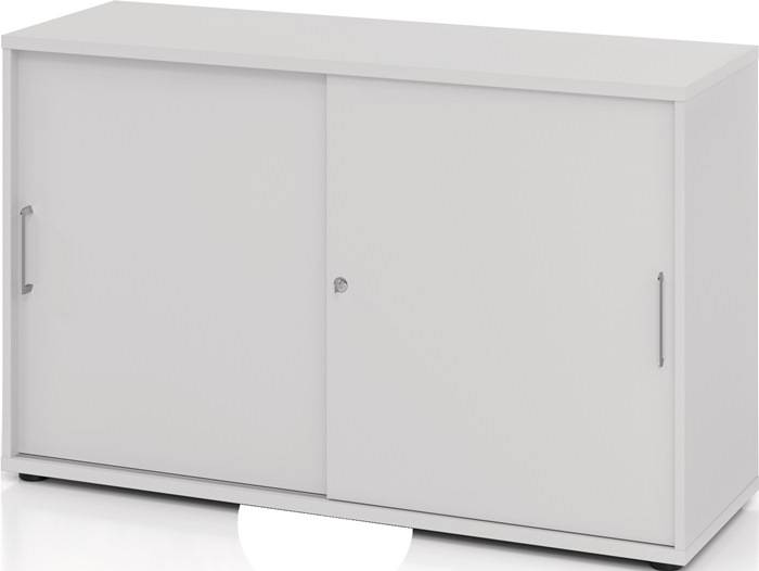 Schrank Teda-Z H748xB1200xT400mm lichtgrau 3 OH 2 Schiebetüren zerlegt-0