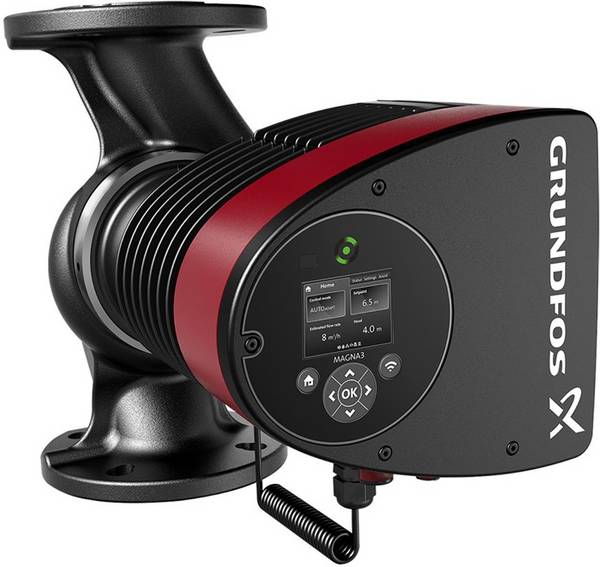GRUNDFOS Elektr. geregelte Umwälzpumpe MAGNA3_100-120F PN6 450mm 1x230V DE