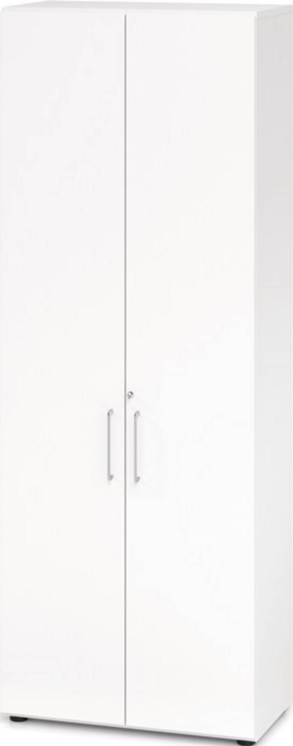 Schrank Teda-Z H2156xB800xT420mm weiß 6 OH (3 offen) 2 Türen zerlegt