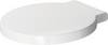 Duravit Starck 1 WC-Sitz Weiß Hochglanz 419x42x453mm, ohne Absenkautomatik, Edelstahl-Scharniere, überlappend