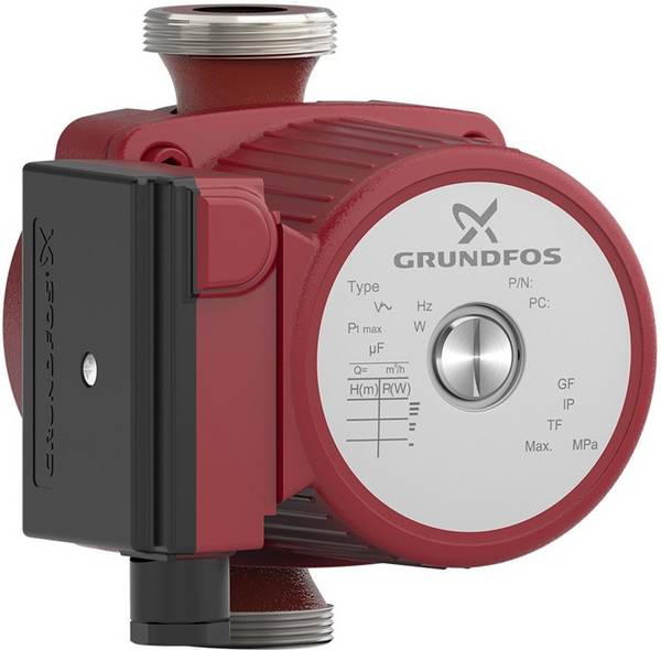 GRUNDFOS Zirkulationspumpe UP 20-45 N 150mm 1x230V G1_1/4