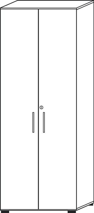 Schrank Teda-Z H2156xB800xT420mm Ahorndekor 6 OH 2 Türen zerlegt-1