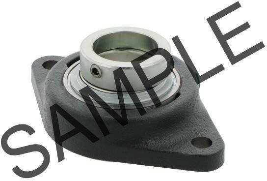 NKE 10180310 Flanschlager-Gehäuseeinheit UCF207-104 31,75 mm Außen-Ø 117 mm Brei-0
