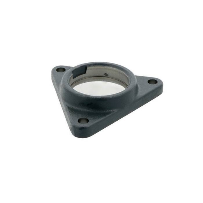 Flanschlagergehäuse GEHCFTR07 -GG 72mm AD 128mm B.27mm dreieckig INA-0