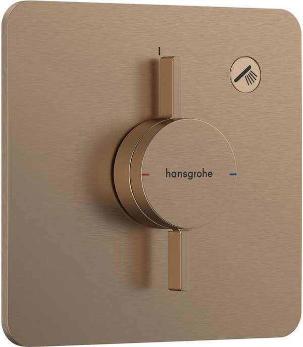 hansgrohe DuoTurn Q Mischer Unterputz für 1 Verbraucher, Brushed Bronze