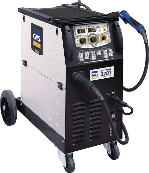 MIG/MAG-Schweißanlage MULTIWELD 320T m.Zub.40-320 A gasg.GYS-0