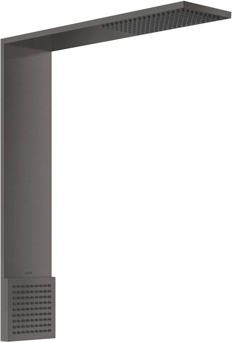 AXOR ShowerComposition Brausenmodul 110/220 1jet mit Schulterbrause, Brushed Black Chrome-0