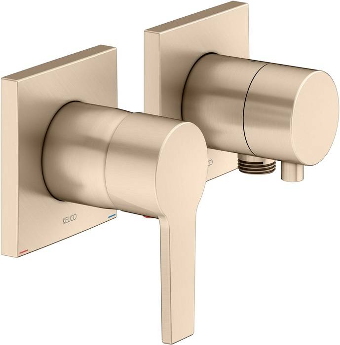 Keuco Einhebelmischer-Set EDITION 11 UP, für 2 Verbraucher bronze gebürstet-0