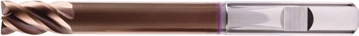 Schaftfräser Turbo Cut Typ UNI D.10mm Gesamt-L.100mm VHM MAXDUR 41-43Grad HB-0