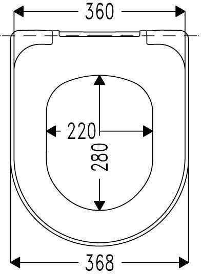 HARO WC-Sitz Move SoftClose weiß Steckscharnier Edelstahl C0102G-2