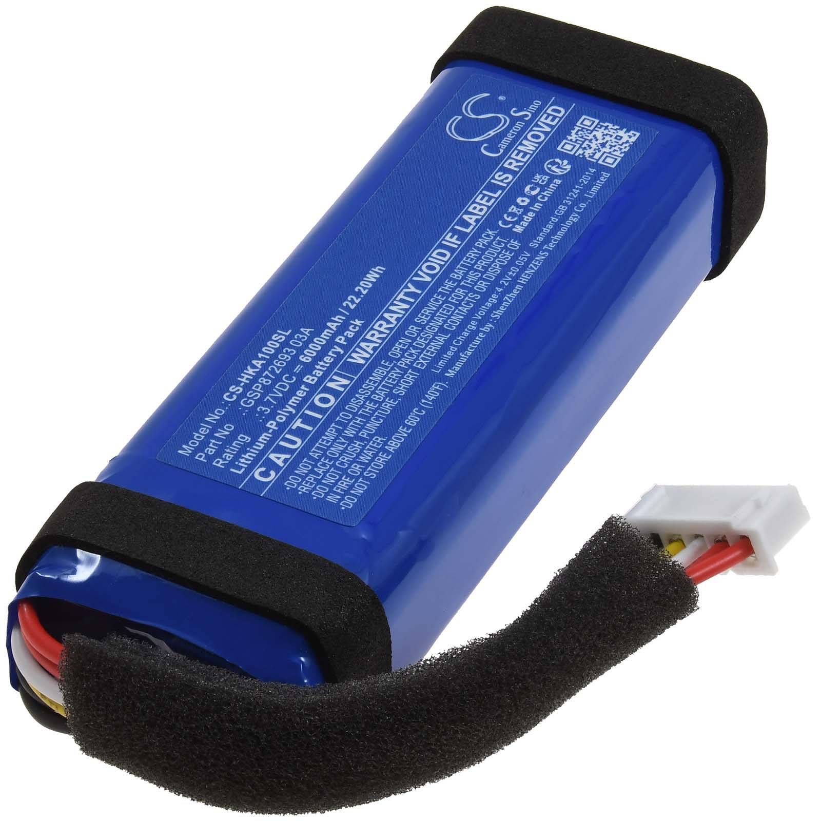 Akku kompatibel mit Harman/Kardon Typ GSP872693 03A, 3,7V, Li-Polymer-0