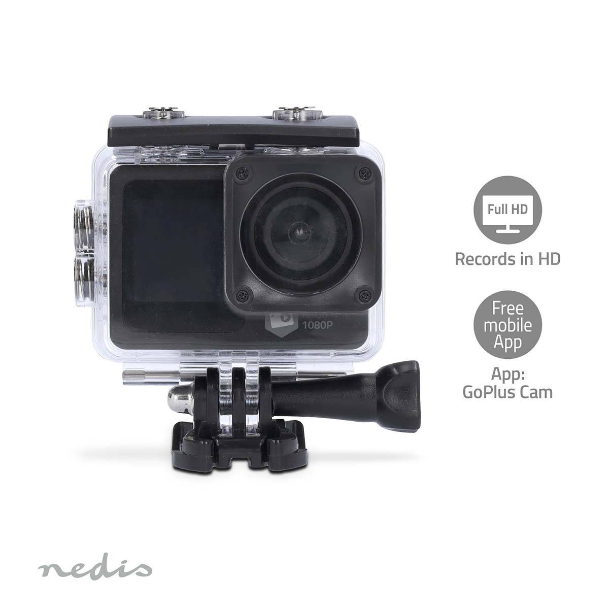 Nedis Action Cam | ACAM31BK | Schwarz-2