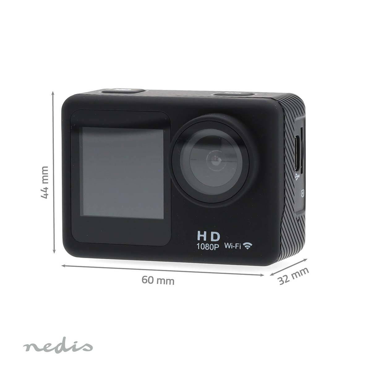 Nedis Action Cam | ACAM31BK | Schwarz-4